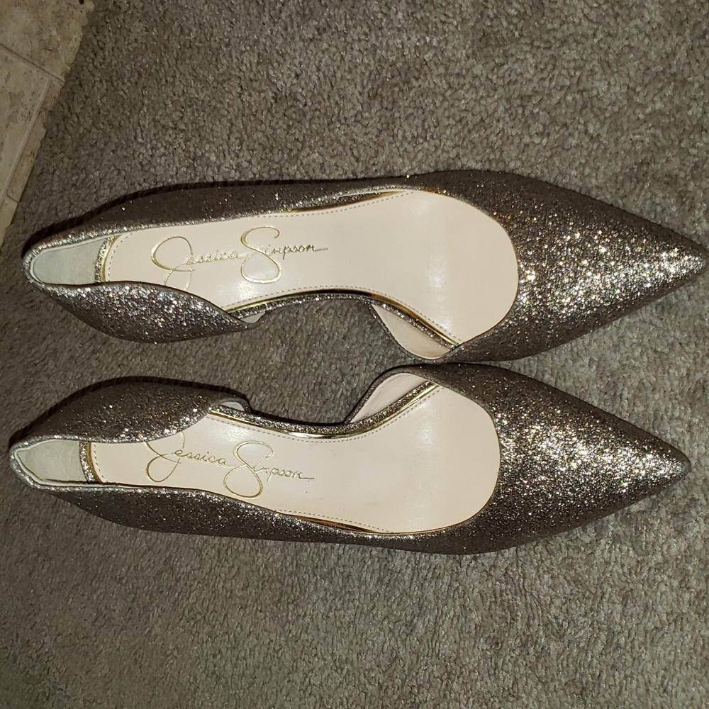 Jessica Simpson sparkly heels